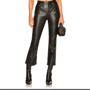 NWOT Pistola Lennon High Rise Cropped Boot Pant in Slate Black